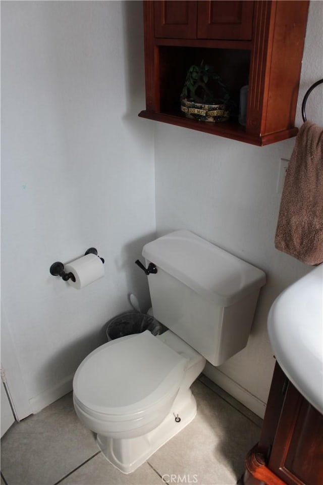 half bathroom with toilet