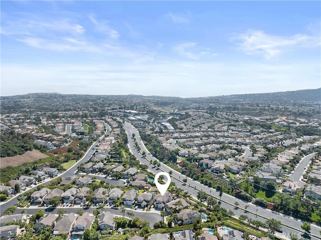 birds eye view of property featuring a residential view