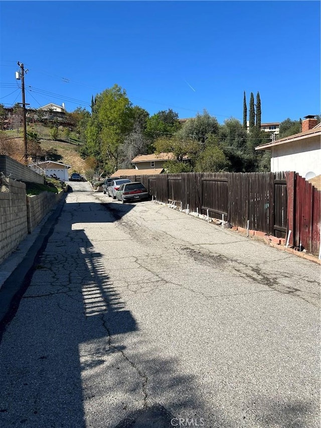 view of street