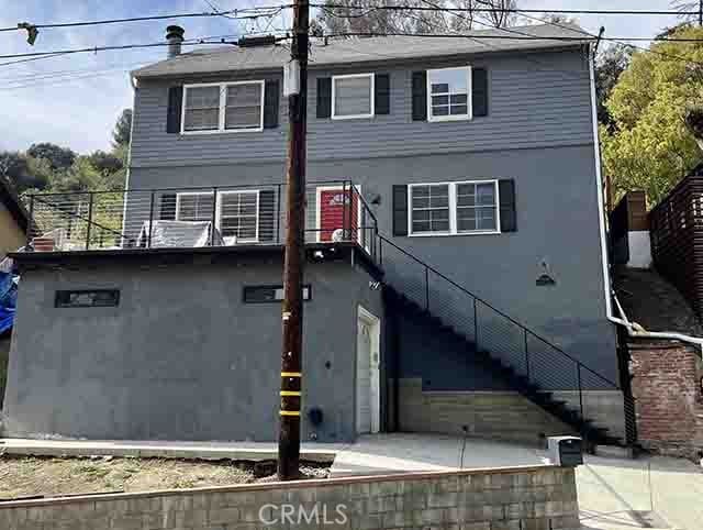 traditional home with stairway