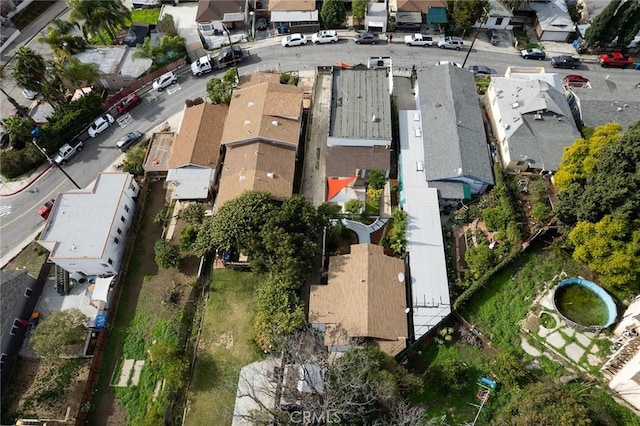 birds eye view of property featuring a residential view