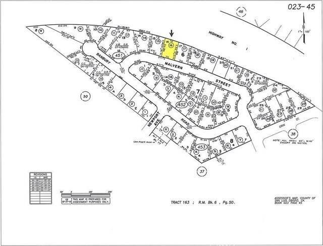 2540 Malvern St, Cambria CA, 93428 land for sale