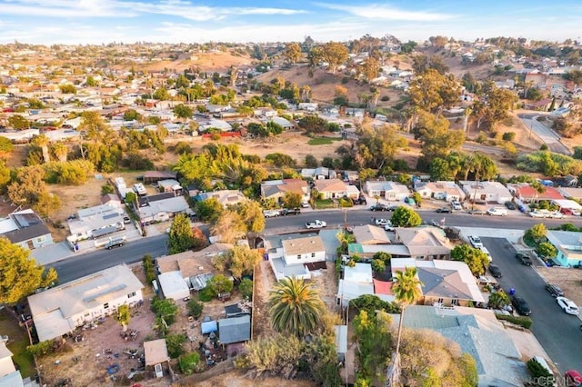 drone / aerial view featuring a residential view