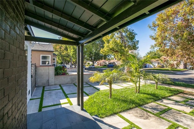 view of patio