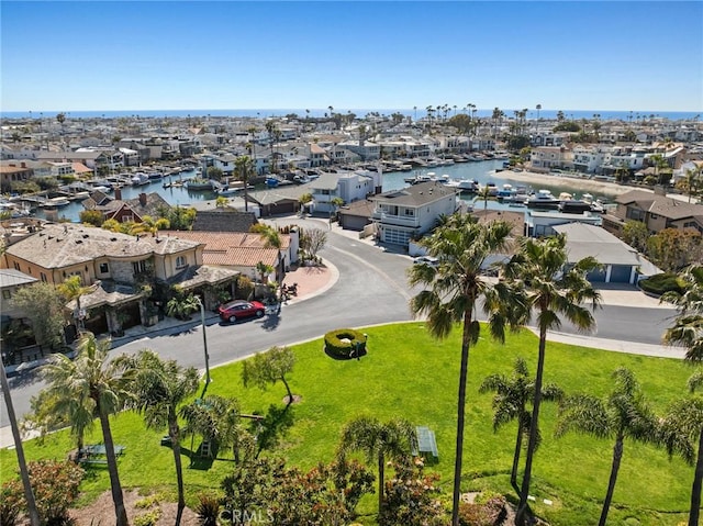 20 Balboa Cvs, Newport Beach, CA 92663 - aerial view of residential area with a nearby body of water