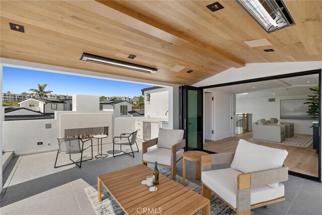20 Balboa Cvs, Newport Beach, CA 92663 - view of patio featuring an outdoor living space and outdoor dining area