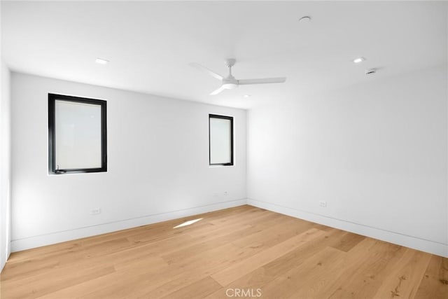 20 Balboa Cvs, Newport Beach, CA 92663 - spare room featuring light wood-type flooring and ceiling fan