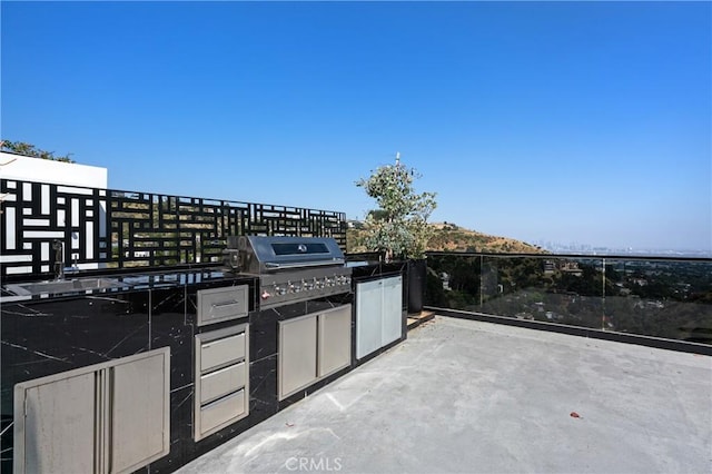 view of patio / terrace featuring area for grilling