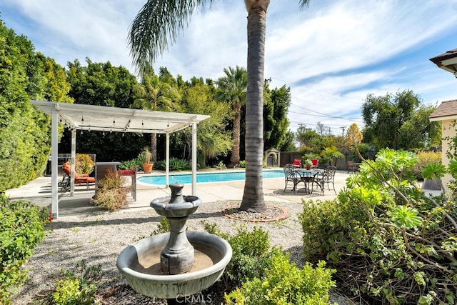 pool featuring a patio