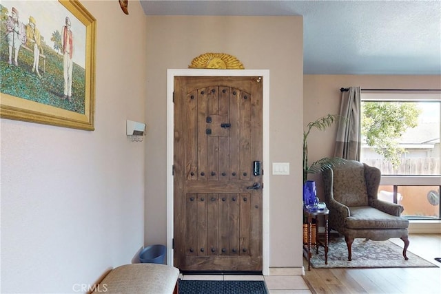 view of entrance foyer