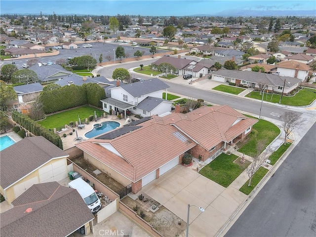 12460 Magnolia Ave, Chino, CA 91710 - bird's eye view featuring a residential view