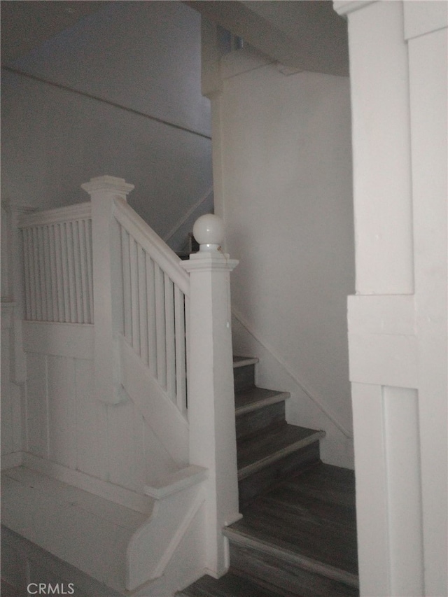 view of staircase