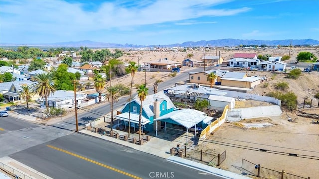 401 Cibola St, Needles, CA 92363 - aerial perspective of suburban area featuring a mountain backdrop