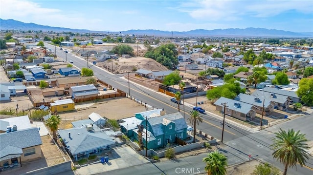 401 Cibola St, Needles, CA 92363 - aerial perspective of suburban area with a mountain backdrop