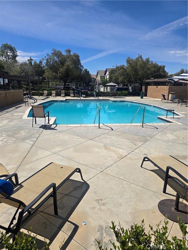33971 Lily Rd, Yucaipa, CA 92399 - community pool with a patio