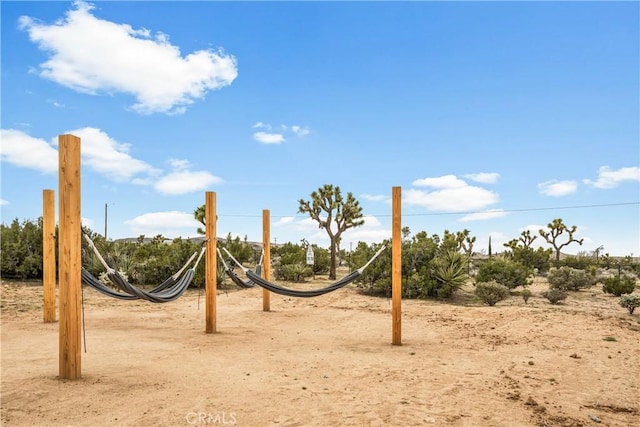 view of jungle gym