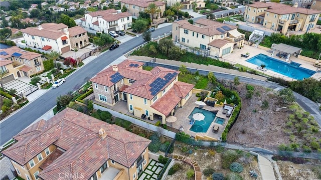 bird's eye view featuring a residential view