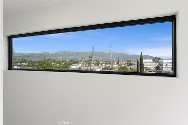 property view of water with a mountain view
