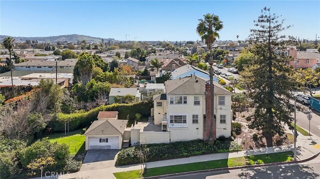 bird's eye view featuring a residential view