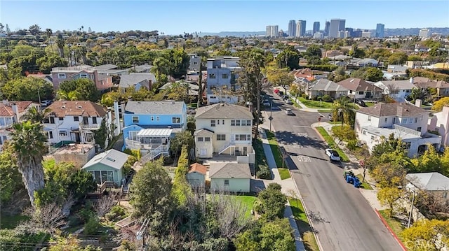 drone / aerial view featuring a residential view