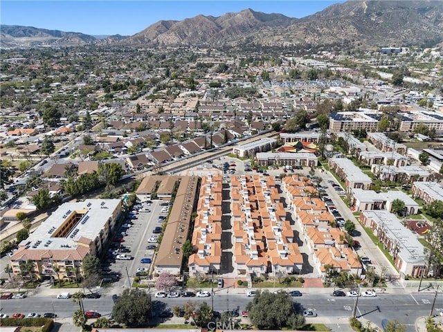 14039 Astoria St Unit 120, Sylmar, CA 91342 - aerial view of property and surrounding area featuring a mountainous background