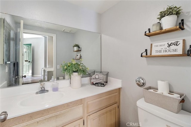 14039 Astoria St Unit 120, Sylmar, CA 91342 - half bathroom with toilet and vanity