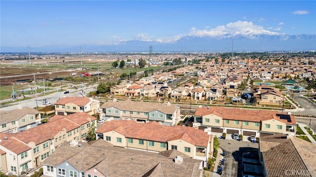 bird's eye view featuring a residential view