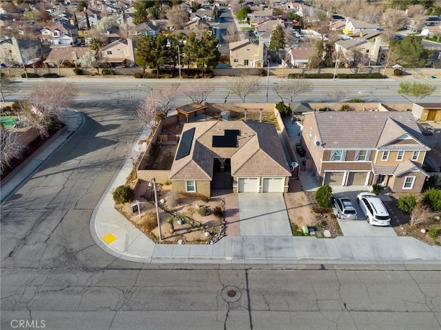 birds eye view of property featuring a residential view