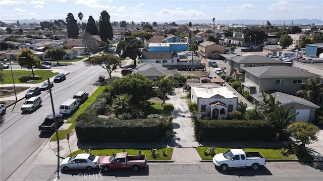 aerial view featuring a residential view