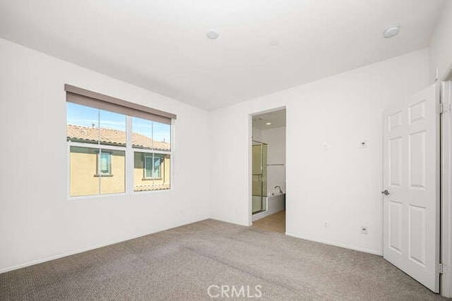 unfurnished bedroom featuring carpet