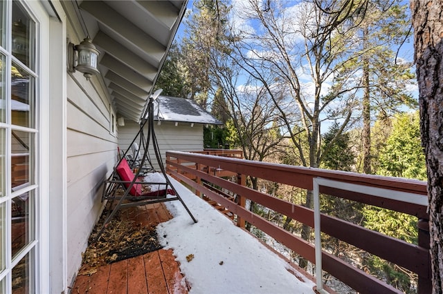 view of deck