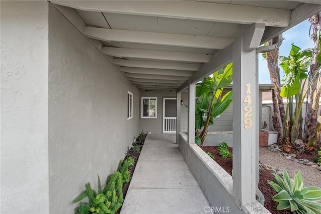 1429 14th St, Los Osos, CA 93402 - entrance to property featuring stucco siding
