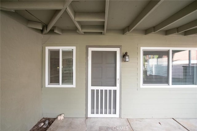 1429 14th St, Los Osos, CA 93402 - view of exterior entry with concrete block siding