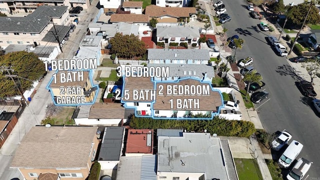 381214 36th St, San Diego, CA 92104 - aerial view of property and surrounding area featuring nearby suburban area
