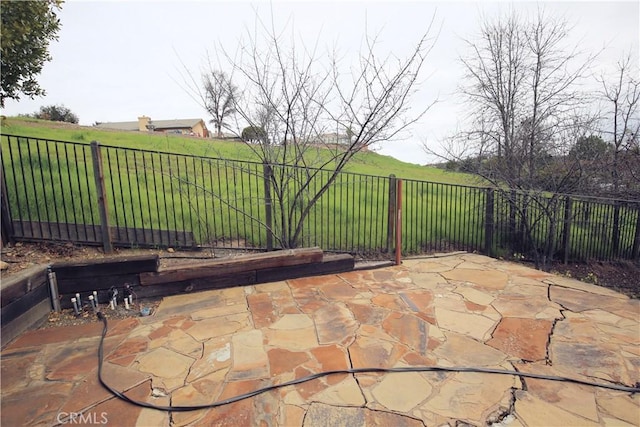 view of patio / terrace with fence