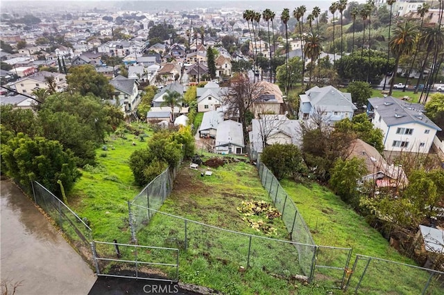 drone / aerial view featuring a residential view