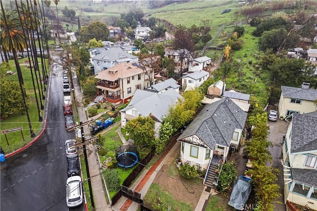 drone / aerial view featuring a residential view