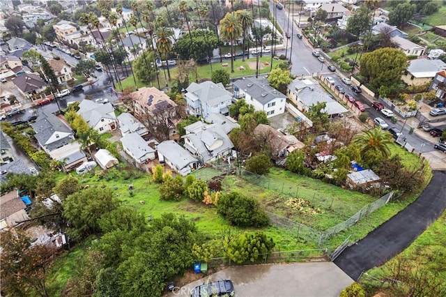 bird's eye view featuring a residential view