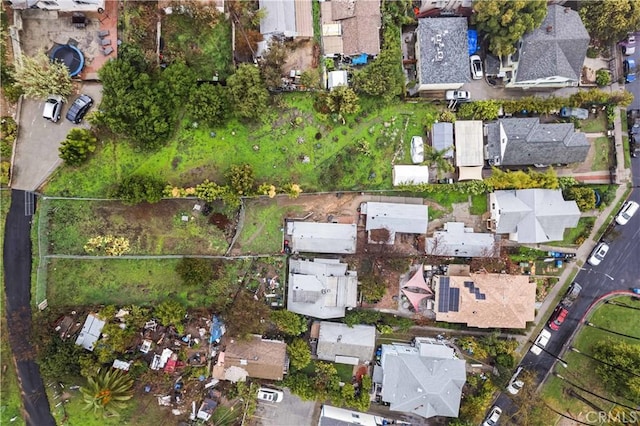 aerial view featuring a residential view