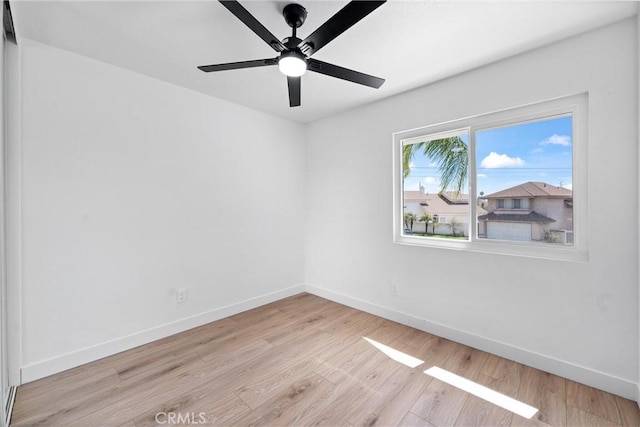 3266 Ashgate Ct, Ontario, CA 91761 - unfurnished room featuring baseboards, wood finished floors, and ceiling fan