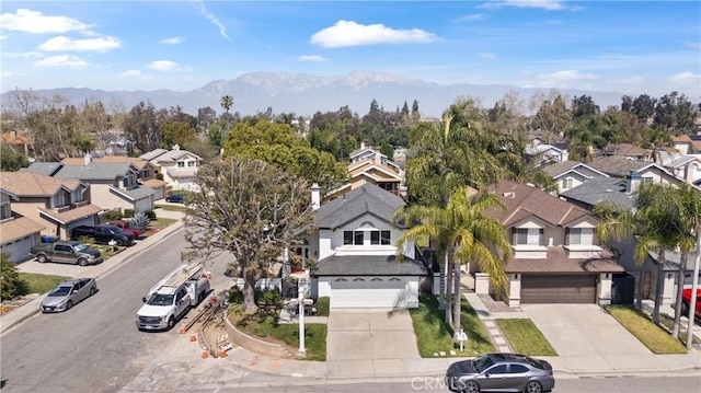 3266 Ashgate Ct, Ontario, CA 91761 - aerial view featuring a residential view and a mountain view