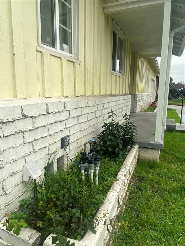 view of home's exterior featuring board and batten siding