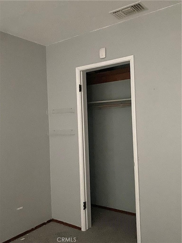 closet with visible vents