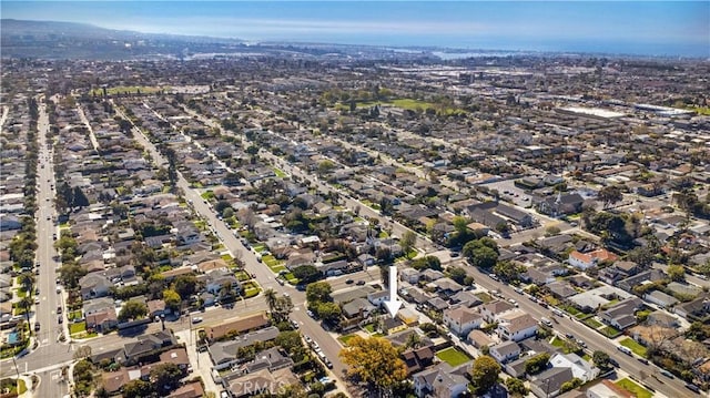 aerial view featuring a residential view