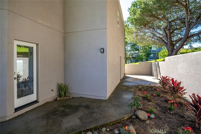 view of patio with fence