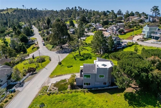 aerial view featuring a residential view