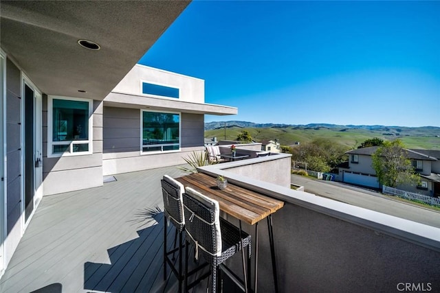 1735 Spencer St, Cambria, CA 93428 - balcony featuring a mountain view