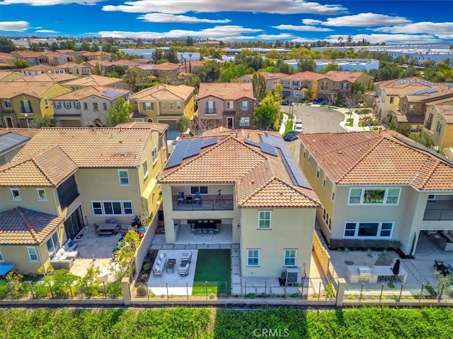 birds eye view of property featuring a residential view