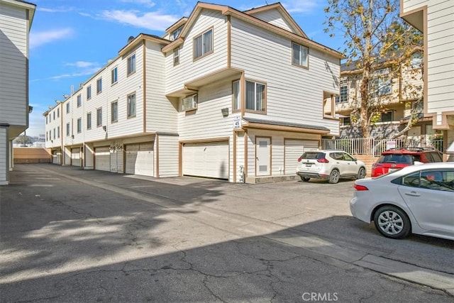 exterior space with community garages