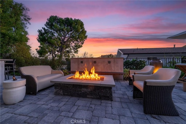 view of patio / terrace with fence